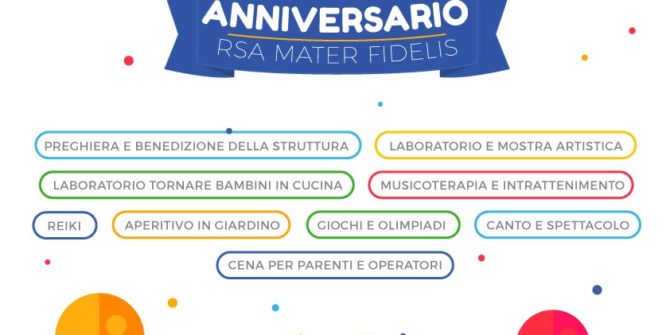 RSA Mater Fidelis - Evento decimo anniversario